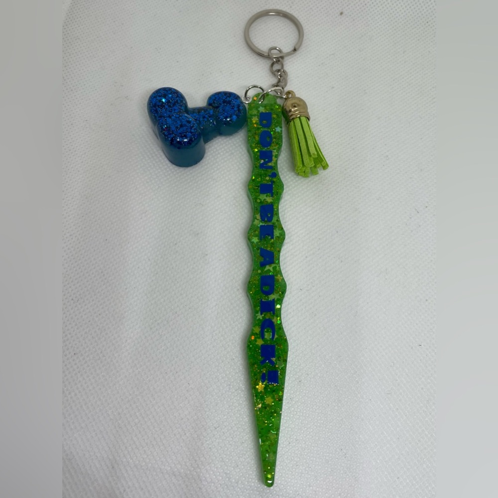 Epoxy Resin “Willy” Self Defense Keychain
